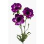 Konstgjord anemon SUGOL, violett, 75cm