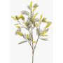 Stor konstgjord mimosa ACARO med blommor, gul, 110cm