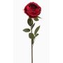 Konstblomma ros THYRI, röd, 65cm, Ø10cm
