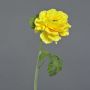 Konstblomma ranunkel KRISTY, gul, 60cm, Ø10cm