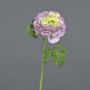 Konstblomma ranunkel KRISTY, lila-krämfärgad, 60cm, Ø10cm