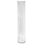 Glasvas, cylindrisk, SANSA OCEAN, klar, 80cm, Ø14,9cm