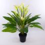 Konstblomma Zantedeschia LAURENCE, vit, 130cm, 8x13cm