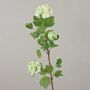 Konstgjord snöboll DJAMILA, vit-grön, 75cm, Ø4-8cm