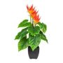 Konstblomma indiskt blomrör BLINTER, orange, 60cm