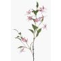 Dekorativ gren fuchsia FROWEL, rosa-vit, 95cm