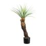 Plastpalm Yucca CLATA, grågrön, 95cm