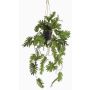 Konstväxt Philodendron Selloum hängande blomkruka URCO, dekorativ kruka, 80cm