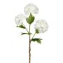 Konstgjord gren med snöboll SKORNE, vit, 60cm