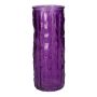 Dekorationsvas ANJANKA i glas, mörklila, 25cm, Ø9,5cm