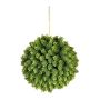 Konstgjord humlekula VALKIN med blommor, hängande, grön, Ø21cm