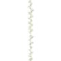 Konstgjord blomstergirland av slöjblomma LORBI, vit, 185cm