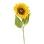 Dekorationsblomma solros NERKIN, gul, 65cm, Ø13cm