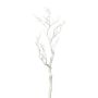 Dekorativ björkgren SNEFLO, vit, 75cm
