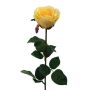 Dekorationsblomma Rose NORLAN, gul, 70cm, Ø8cm
