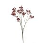 Konstgjord slöjblomma LITAGO, vinröd, 70cm, Ø1,5cm