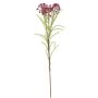 Konstgjord kvist med vaxblomma MEDEA, fuchsia, 80cm, Ø6cm