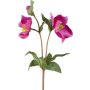 Konstgjord gren med julros IRAFESA, cerise, 40cm