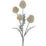 Dekorativ kvist, edeldistel KRILMO, vanilj, 40cm
