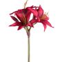 Konstgjord blomma trädgårdsamaryllis KLURME, röd, 75cm
