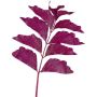 Palmblad av plast, fiskstjärtpalm MANDEW, aubergine, 80cm