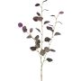 Konstgjord eukalyptusgren PLOHIN, glitter, violett, 95cm