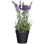 Dekorationsblomma lavendel KENSY i dekorationskruka, violett, 35cm