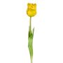 Konstblomma papegojatulpan DOVLE, gul, 45cm