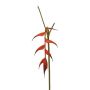Konstblomma, helikonia MENJU, orange, 55cm