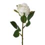 Konstblomma ros EMBERY, vit, 45cm, Ø6cm