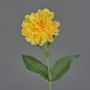 Konstblomma, dahlia FLEMOR, gul-rosa, 55cm, Ø11cm