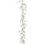 Konstgjord girland av gran KIBO, silver, 180cm