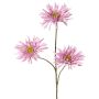 Konstgjord gren med krysantemum LASDIM, lila, 75cm, Ø11cm