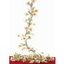 Konstgjord girland med alpsk edelweiss WALSIMA, vit, 180cm, Ø5-6cm