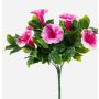 Konstgjord petunia FINVON på stativ, crossdoor, rosa, 27cm