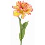 Konstgjord papegojatulp STEFANIE, gul-cerise, 65cm, Ø14cm