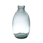 Flaskvas NERRASITA av glas, återvunnet, klart, 29,5cm, Ø18cm