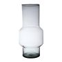 Blomvas FORTUNATO i glas, återvunnet, klart, 30cm, Ø14cm