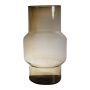 Blomvas FORTUNATO i glas, återvunnet, orange-brunt-klart, 40cm, Ø24cm
