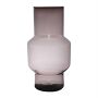 Blomvas FORTUNATO i glas, återvunnet, violett-klar, 40cm, Ø24cm