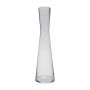 Smal golvvase SYRMA i glas, transparent, 60cm, Ø14,5cm