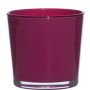 Glasöverkruka ALENA, magenta, 11cm, Ø11,5cm