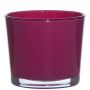 Glaskruka ALENA, magenta, 12,5cm, Ø14,5cm