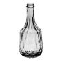 Glasflaska SEGUNDO, strukturmönster, klar, 17cm, Ø8cm
