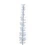 Eukalyptuskvist i plast GLAUCO med glasliknande utseende, 12 st, transparent, 80cm