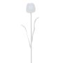 Plasttulpan ISHITA i glaslook, 12 stycken, transparent, 60cm