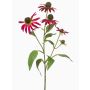 Dekorativ kvist solhatt MILROV, cerise, 75cm