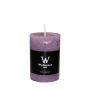 Stumpvaxljus AURORA, mauve, 9cm, Ø5,8cm, 30 timmar - Tillverkad i Tyskland