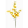 Konstblomma, orkidé Oncidium, gren KEOLANI, gul, 75cm
