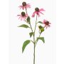 Dekorativ kvist med solhatt MILROV, rosa, 75cm